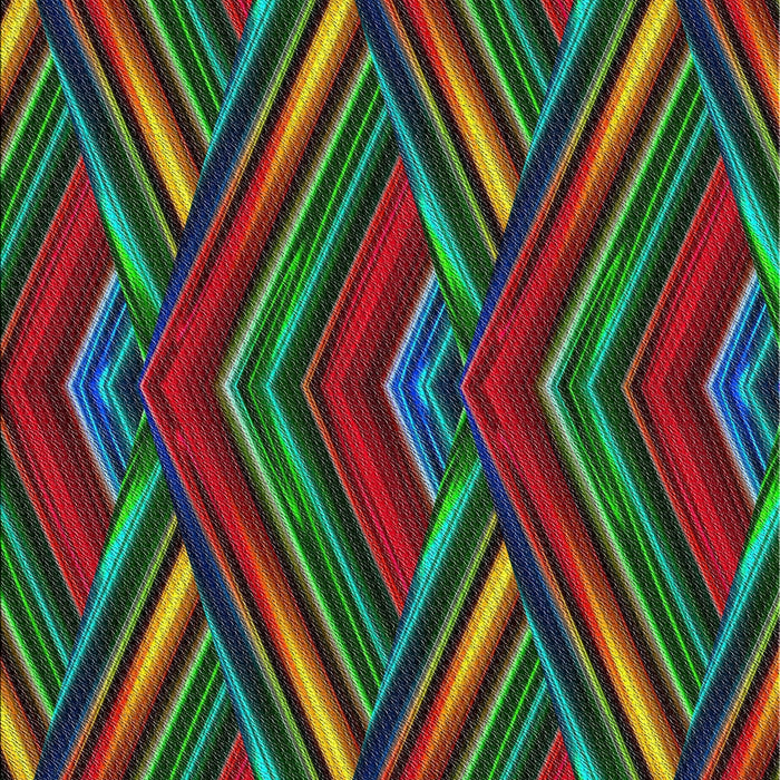 Patterned Forest Green Modern Rug, pat1440