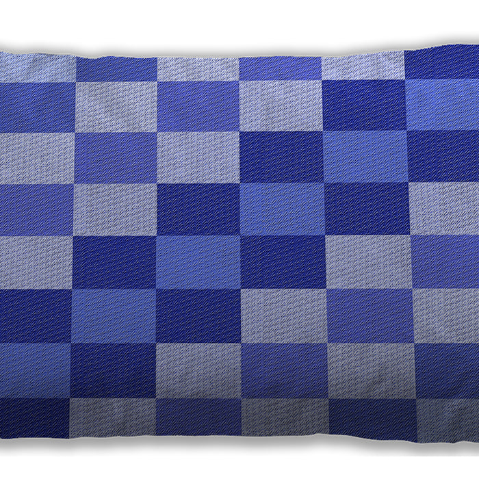 Patterned Rectangular Sky Blue Lumbar Throw Pillow, 13 inch by 19 inch, lbpat1441blu