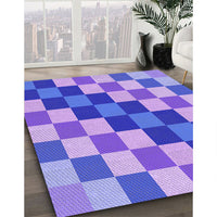 Patterned Purple Mimosa Purple Rug, pat1441pur