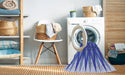 Machine Washable Transitional Denim Blue Rug in a Washing Machine, wshpat1442blu