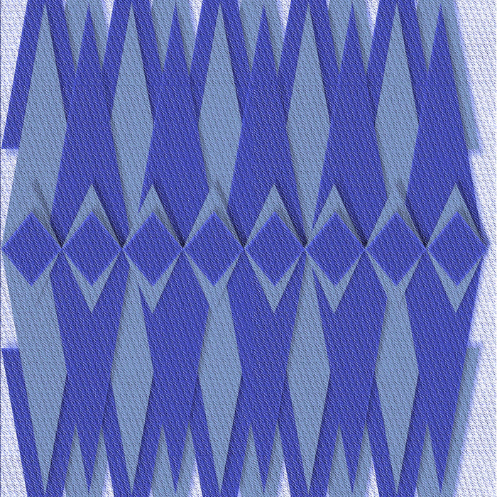 Machine Washable Transitional Denim Blue Rug, wshpat1442blu