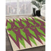 Machine Washable Transitional Bright Maroon Red Rug in a Family Room, wshpat1442brn