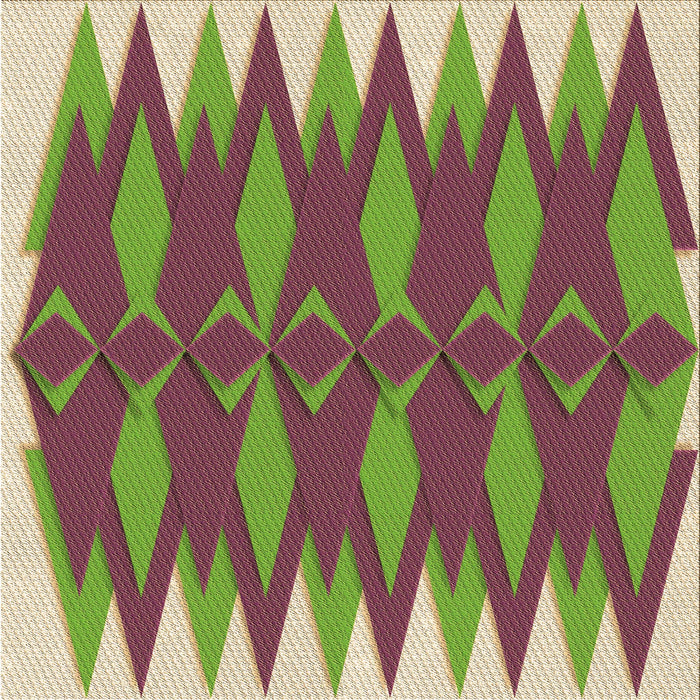 Round Patterned Bright Maroon Red Rug, pat1442brn