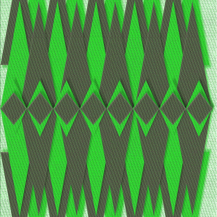 Machine Washable Transitional Neon Green Rug, wshpat1442grn