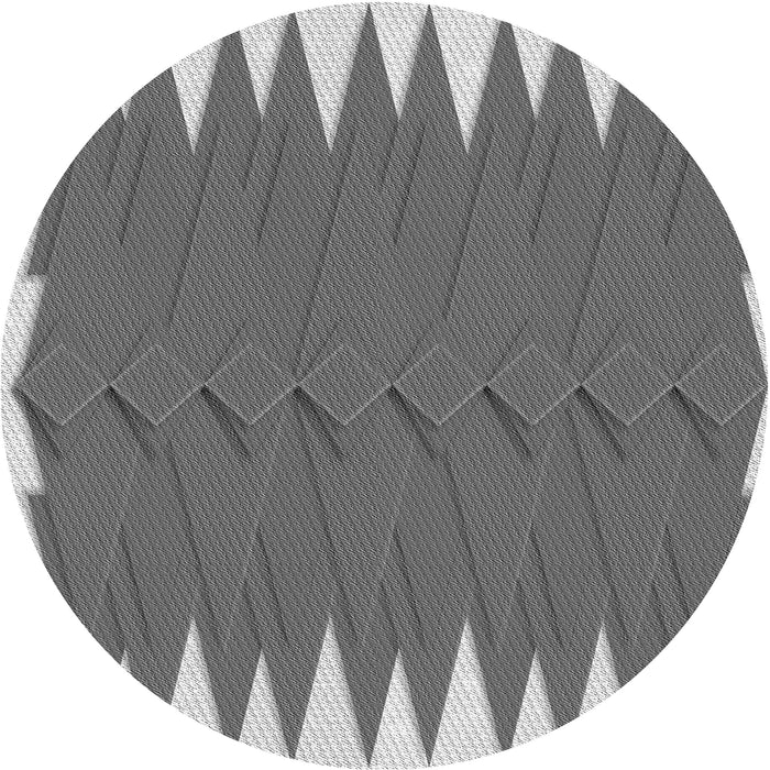 Square Patterned Gray Rug, pat1442gry