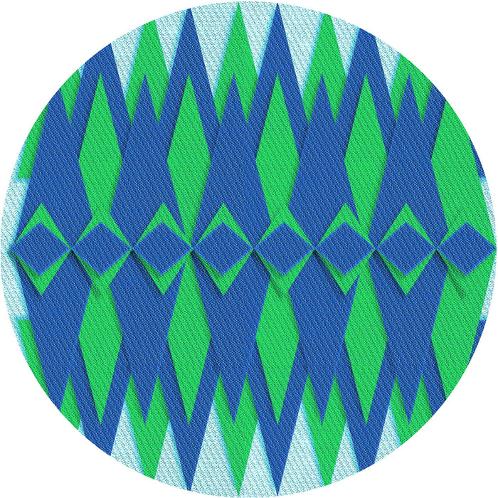 Square Machine Washable Transitional Blue Rug in a Living Room, wshpat1442lblu