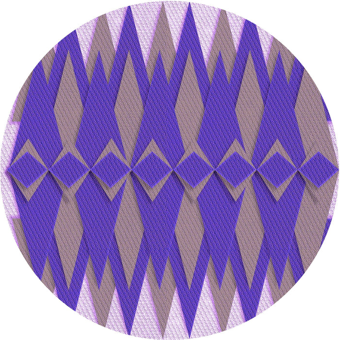 Square Machine Washable Transitional Pastel Violet Purple Rug in a Living Room, wshpat1442pur