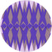 Square Machine Washable Transitional Pastel Violet Purple Rug in a Living Room, wshpat1442pur