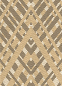 Machine Washable Transitional Copper Brown Rug, wshpat1443brn