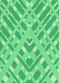 Machine Washable Transitional Lime Mint Green Rug, wshpat1443grn