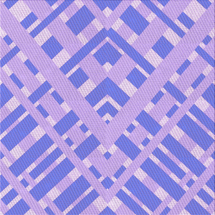 Round Machine Washable Transitional Light Slate Blue Rug, wshpat1443pur