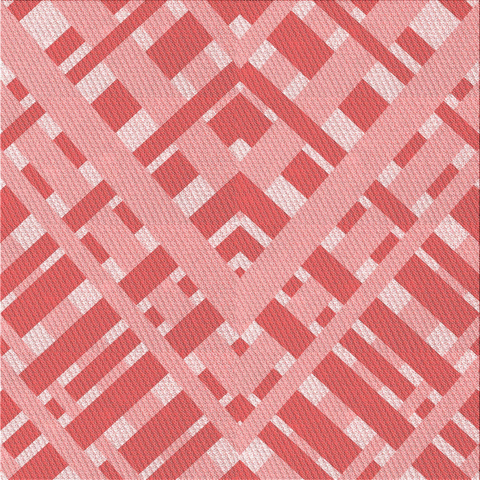 Round Patterned Pastel Pink Rug, pat1443rd