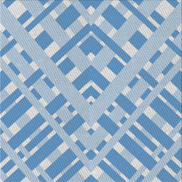 Square Patterned Light Blue Novelty Rug, pat1443