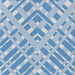 Square Patterned Light Blue Novelty Rug, pat1443