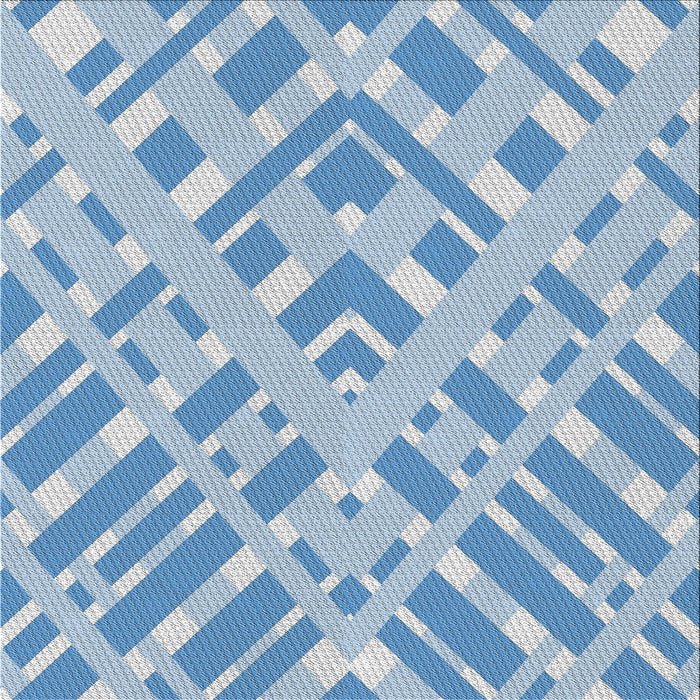 Sideview of Machine Washable Transitional Light Day Blue Rug, wshpat1443