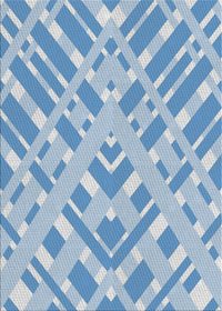 Machine Washable Transitional Light Day Blue Rug, wshpat1443