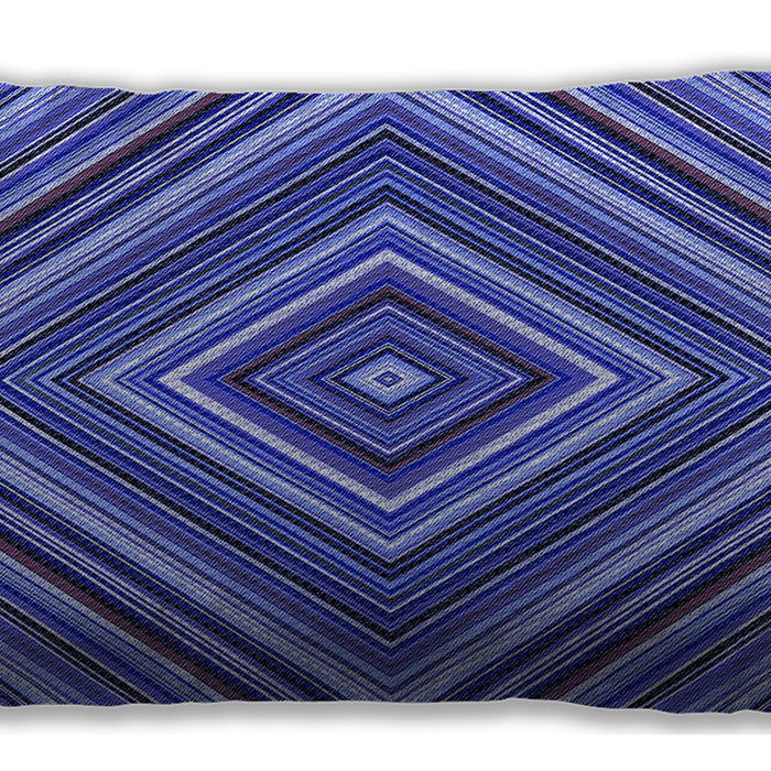Patterned Rectangular Sky Blue Lumbar Throw Pillow, 13 inch by 19 inch, lbpat1444blu