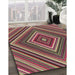 Machine Washable Transitional Brass Green Rug in a Family Room, wshpat1444brn