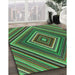 Machine Washable Transitional Lime Green Rug in a Family Room, wshpat1444grn