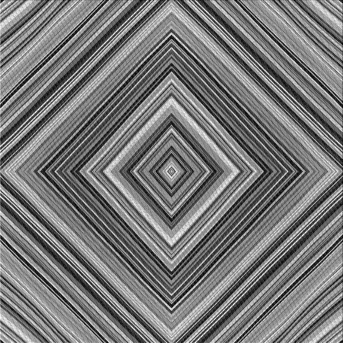 Round Patterned Black Rug, pat1444gry