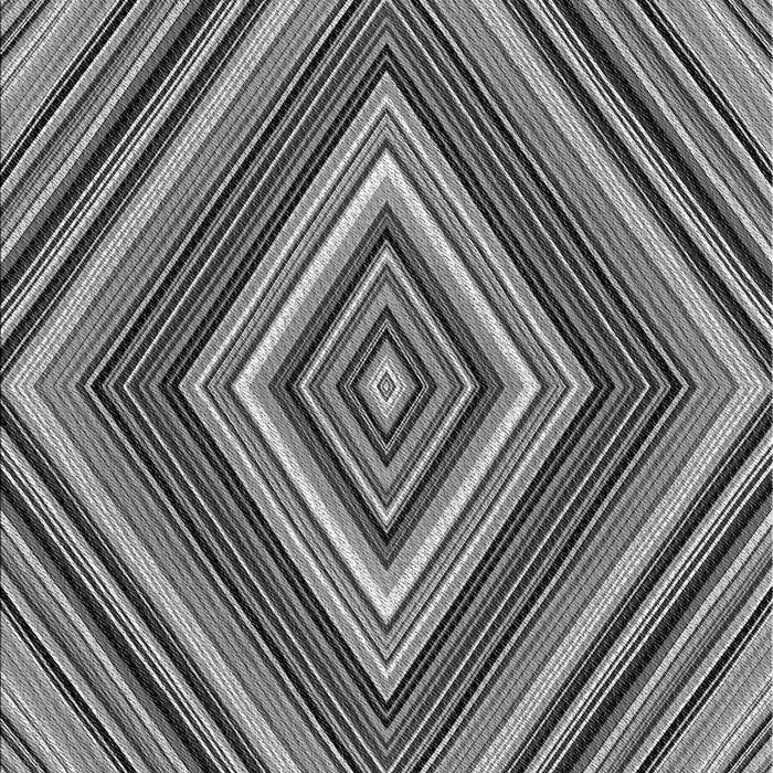 Patterned Black Rug, pat1444gry