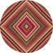 Square Machine Washable Transitional Bronze Brown Rug in a Living Room, wshpat1444org