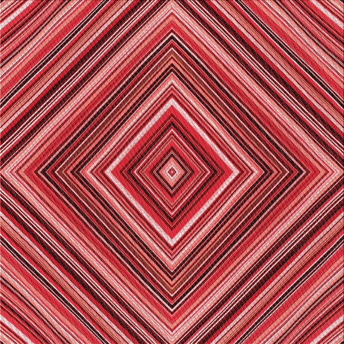 Round Patterned Red Rug, pat1444rd