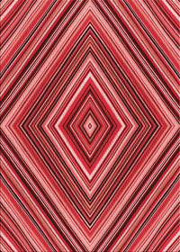 Machine Washable Transitional Red Rug, wshpat1444rd