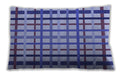 Patterned Rectangular Royal Blue Lumbar Throw Pillow, 13 inch by 19 inch, lbpat1445blu