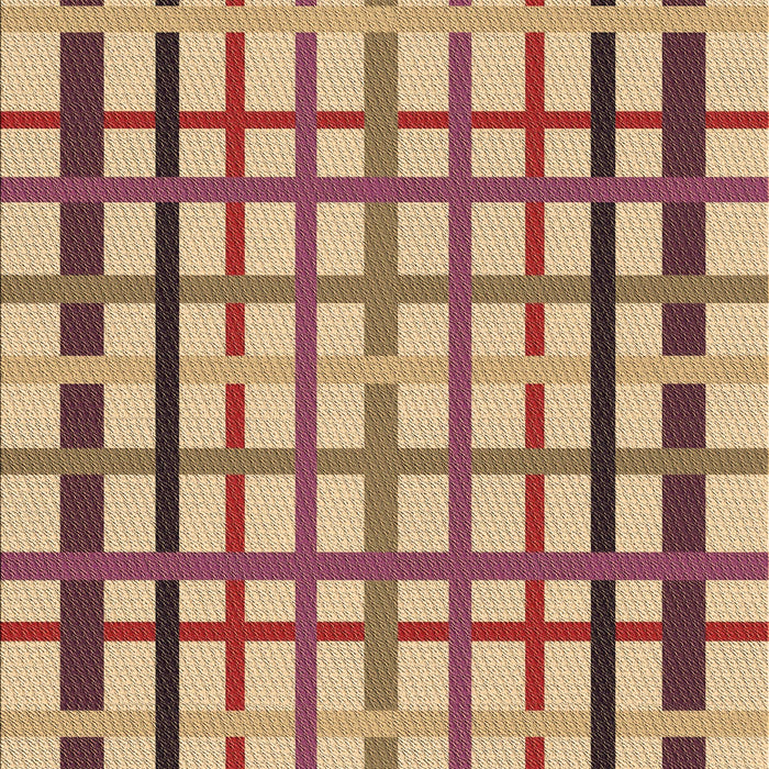 Patterned Brown Red Rug, pat1445brn