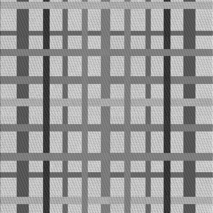 Patterned Platinum Silver Gray Rug, pat1445gry