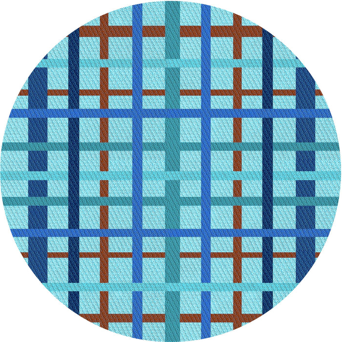 Square Machine Washable Transitional Blue Rug in a Living Room, wshpat1445lblu