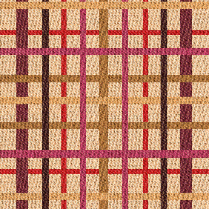 Patterned Yellow Orange Rug, pat1445org