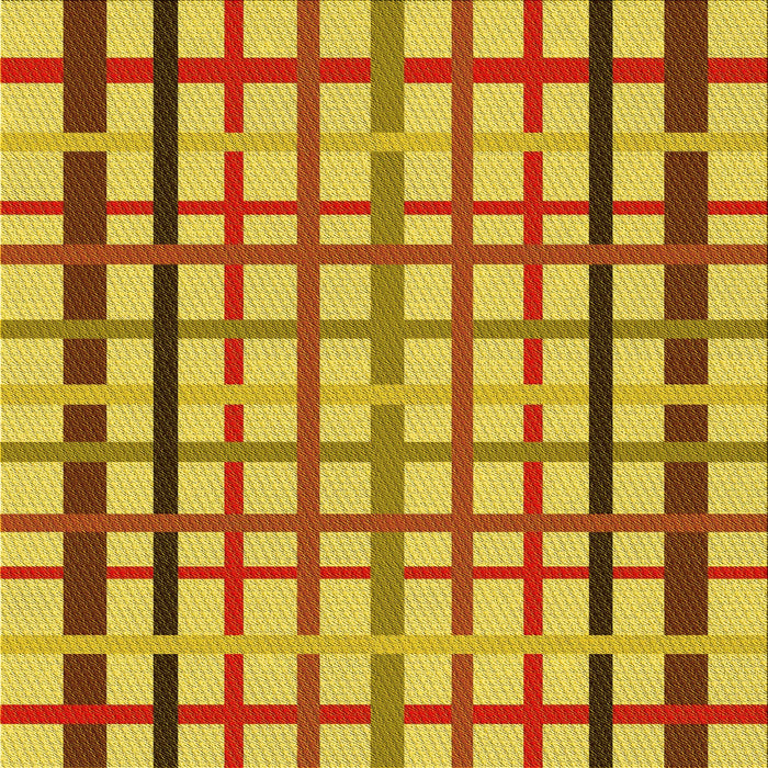 Round Patterned Yellow Rug, pat1445yw