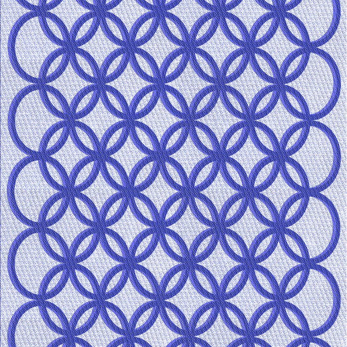 Patterned Blue Rug, pat1446blu