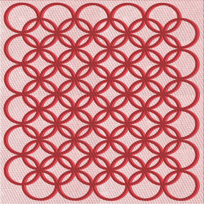 Round Machine Washable Transitional Red Rug, wshpat1446rd