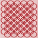 Round Patterned Red Rug, pat1446rd