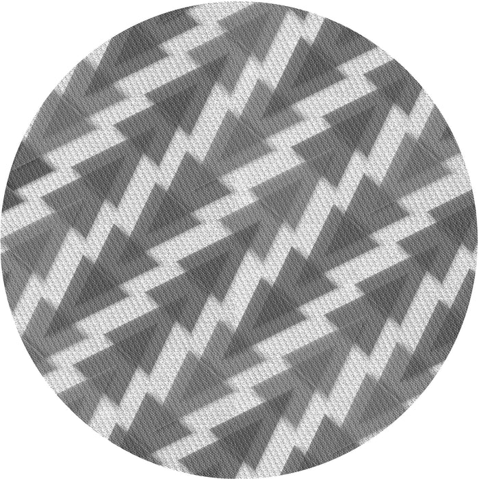 Square Patterned Silver Gray Rug, pat1447gry