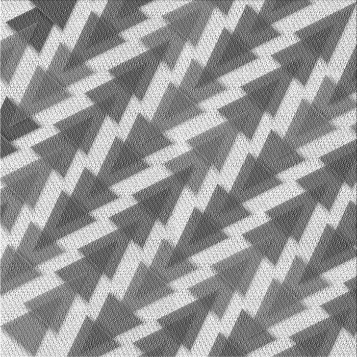 Round Patterned Silver Gray Rug, pat1447gry