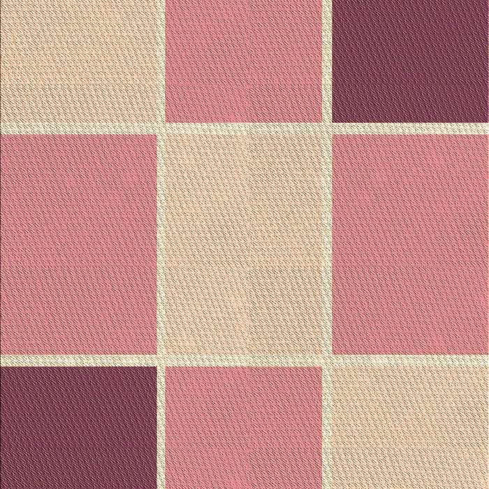 Patterned Red Rug, pat1448brn