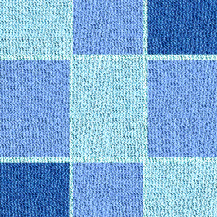 Machine Washable Transitional Neon Blue Rug, wshpat1448lblu