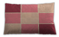 Patterned Rectangular Crimson Red Lumbar Throw Pillow, 13 inch by 19 inch, lbpat1448org
