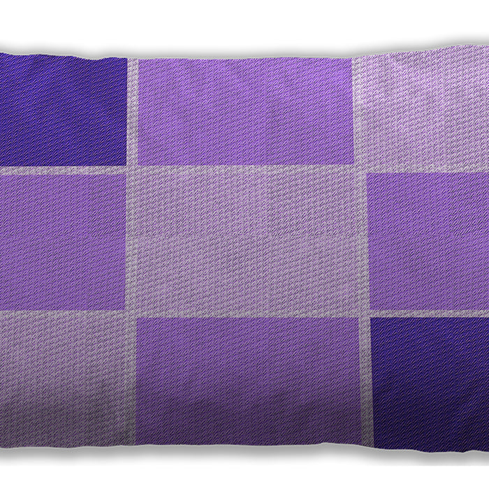 Patterned Rectangular Pastel Purple Pink Lumbar Throw Pillow, 13 inch by 19 inch, lbpat1448pur