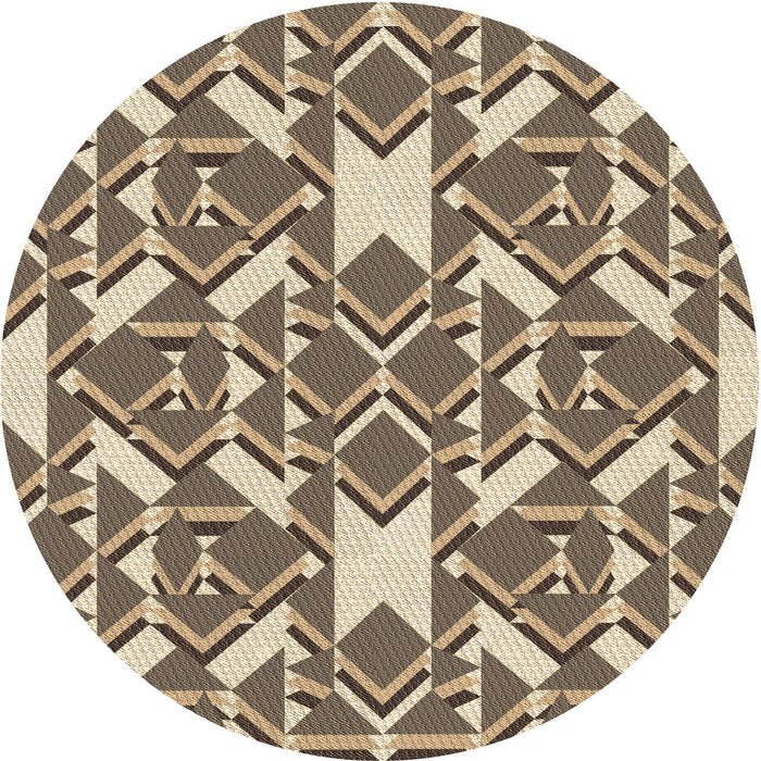 Square Machine Washable Transitional Coffee Brown Rug in a Living Room, wshpat1449brn
