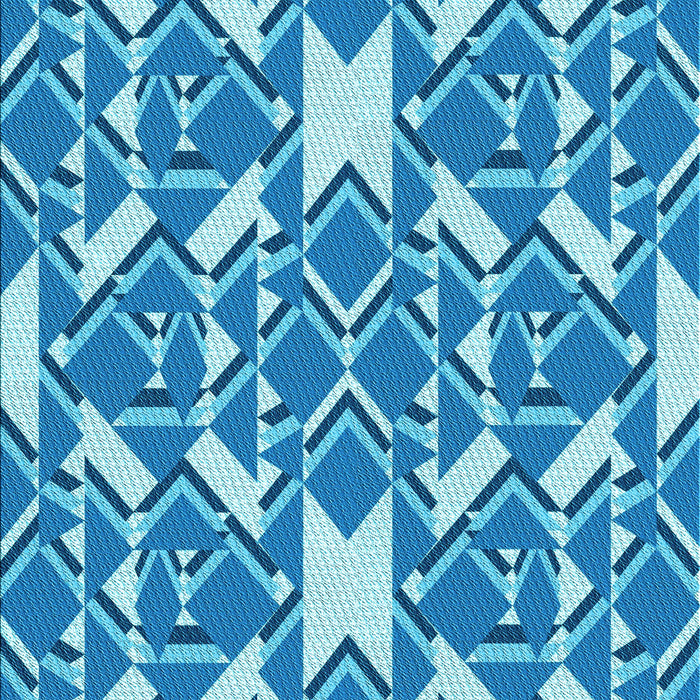 Patterned Blue Rug, pat1449lblu