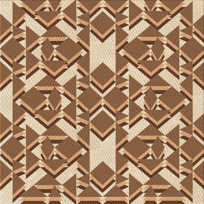 Round Machine Washable Transitional Saddle Brown Rug, wshpat1449org