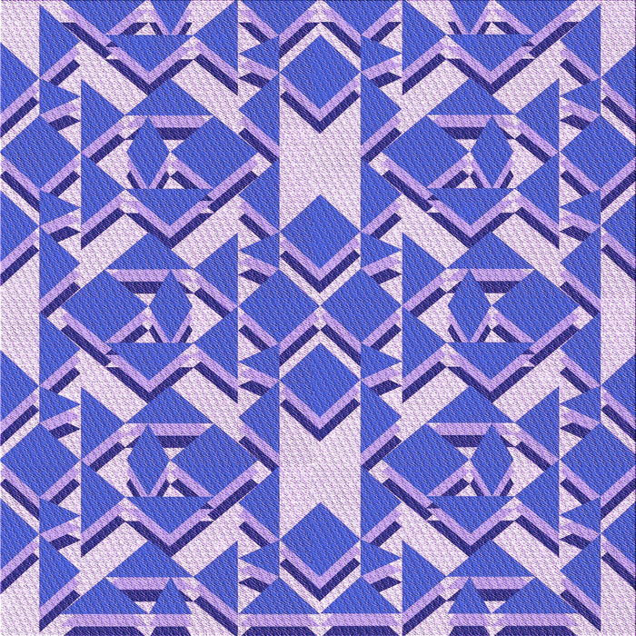 Round Machine Washable Transitional Bright Lilac Purple Rug, wshpat1449pur