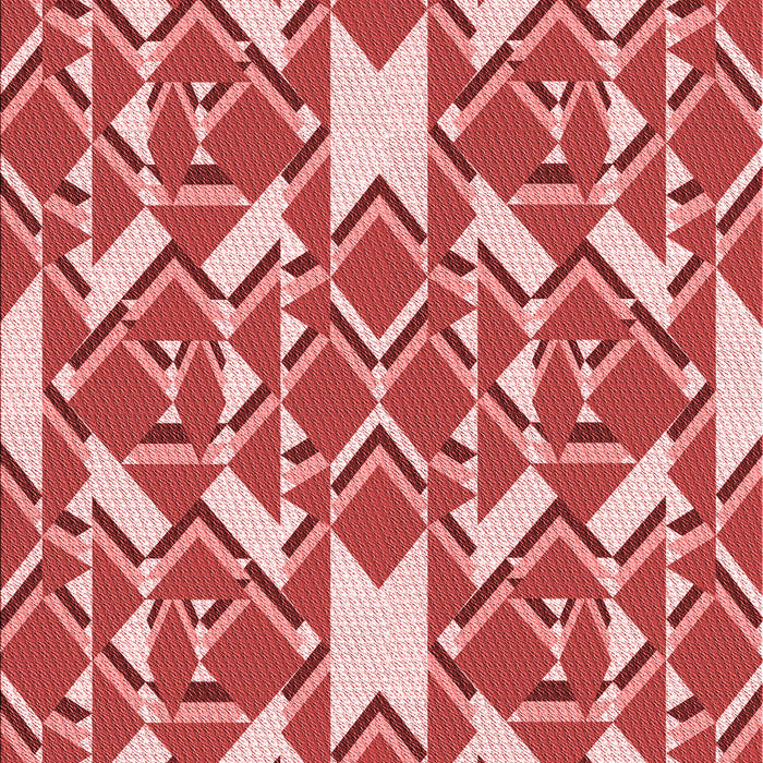 Patterned Light Coral Pink Rug, pat1449rd