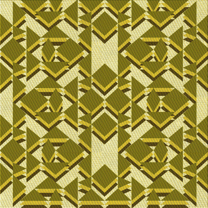 Round Patterned Oak Brown Rug, pat1449yw