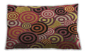 Patterned Rectangular Bronze Brown Lumbar Throw Pillow, 13 inch by 19 inch, lbpat145brn